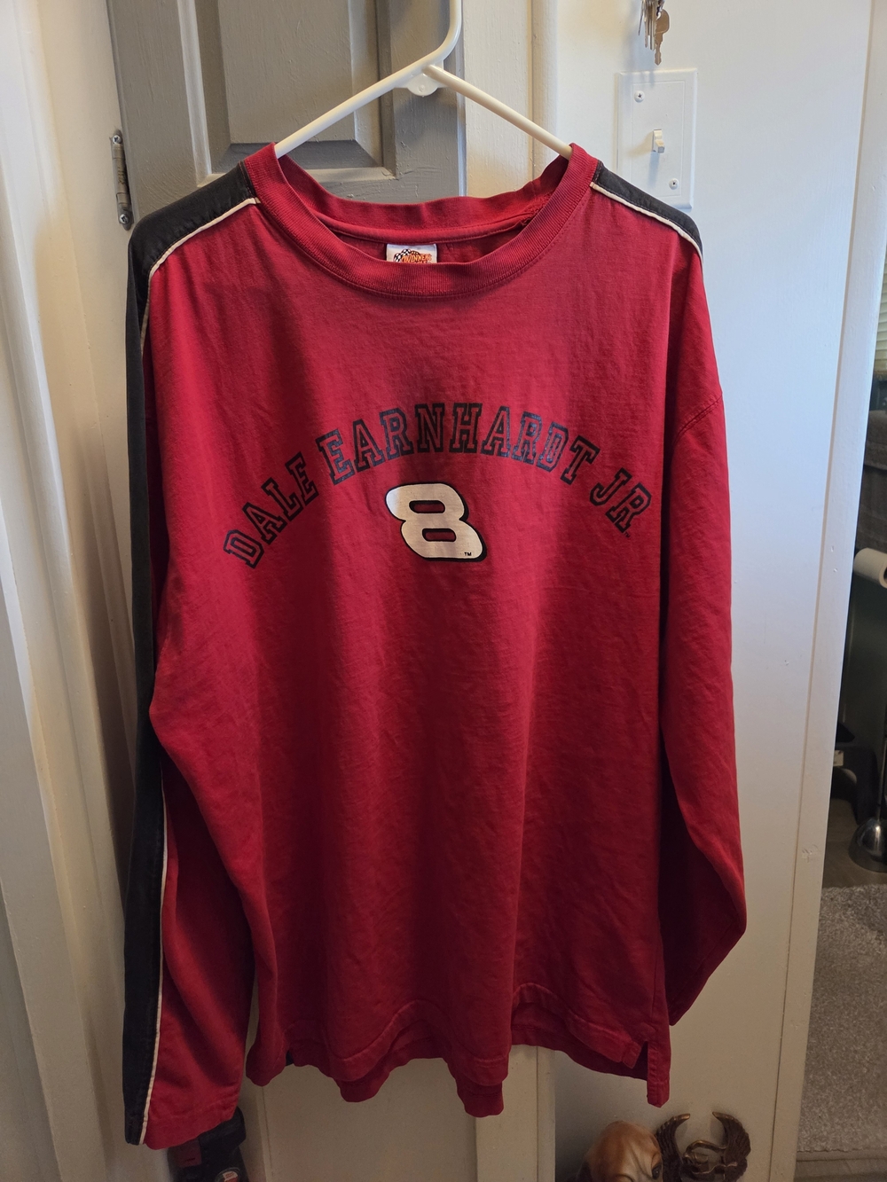 Red Dale Earnhardt Jr. Long Sleeve Racing Jersey XL